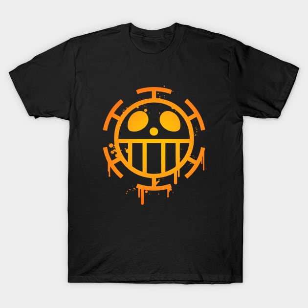 Trafalgar D. Water Law Jolly Roger T-Shirt by VanHand